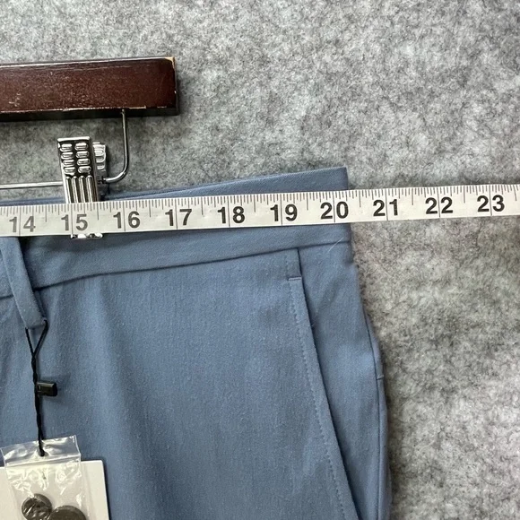 Ministry Of Supply Men’s Momentum Chino Size 40x26 Blue Flat Front Straight Leg